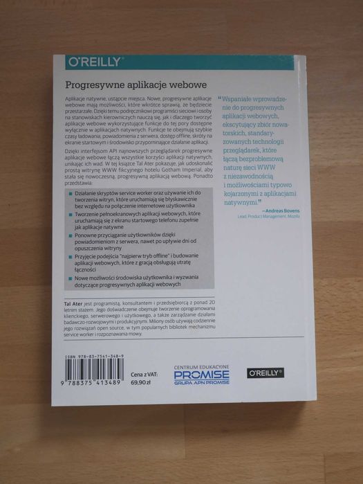 Książka Progresywne aplikacje webowe, Ater, Helion