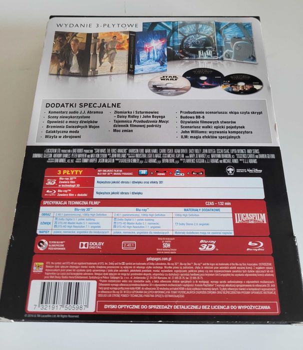 Star Wars - Przebudzenie mocy premierowe 2d/3d w języku polskim !