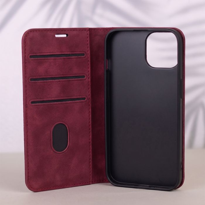Etui Smart Suede do Google Pixel 11 / 11 Pro bordowe