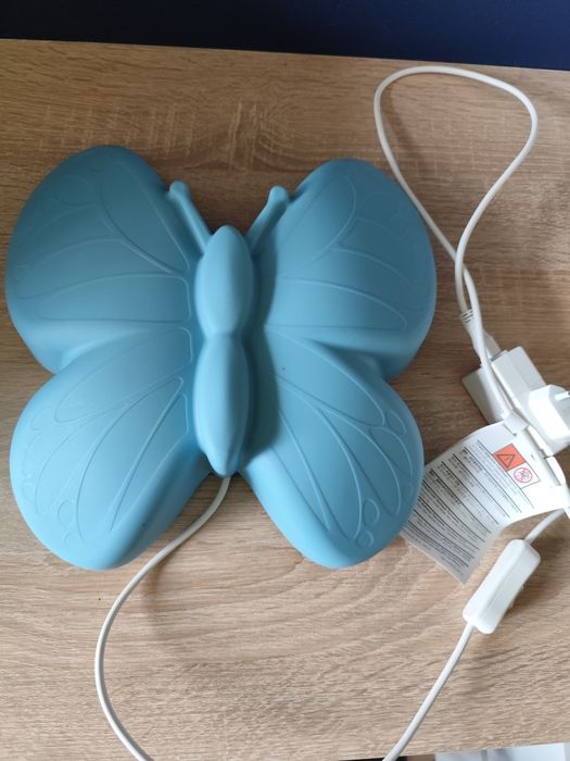 Lama dziecięca Ikea Upplyst niebieski motyl