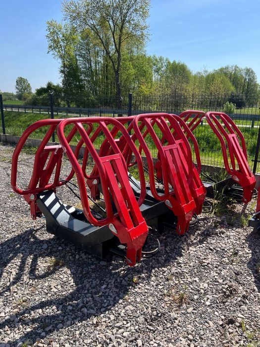 Nowy chwytak do bel balotów solidny metaltechnik euro, sms, tłok