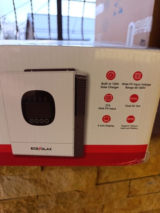 Гібридний інвертор Esgsolax 6.5kw 48v Wi-Fi