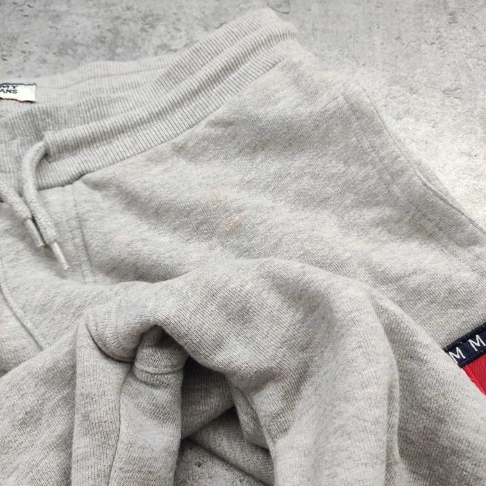 MĘSKIE Spodnie Dresy Bawełna dresowe PREMIUM Szare Tommy Hilfiger