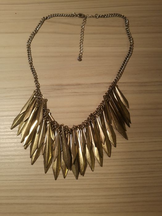 Naszyjnik H&M metalowy złoty