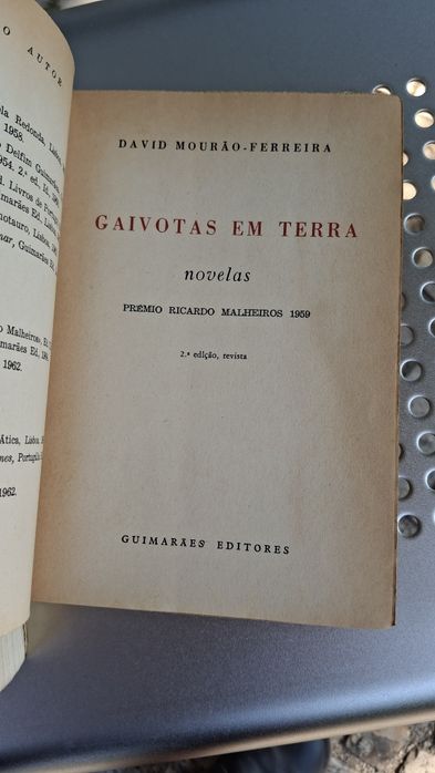 David Mourão Ferreira gaivotas em terra 2 edição revista