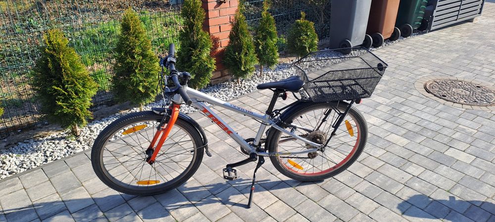 Lekki Trek Wahoo 24 | Srebrny | Stan BARDZO DOBRY | Koszyk