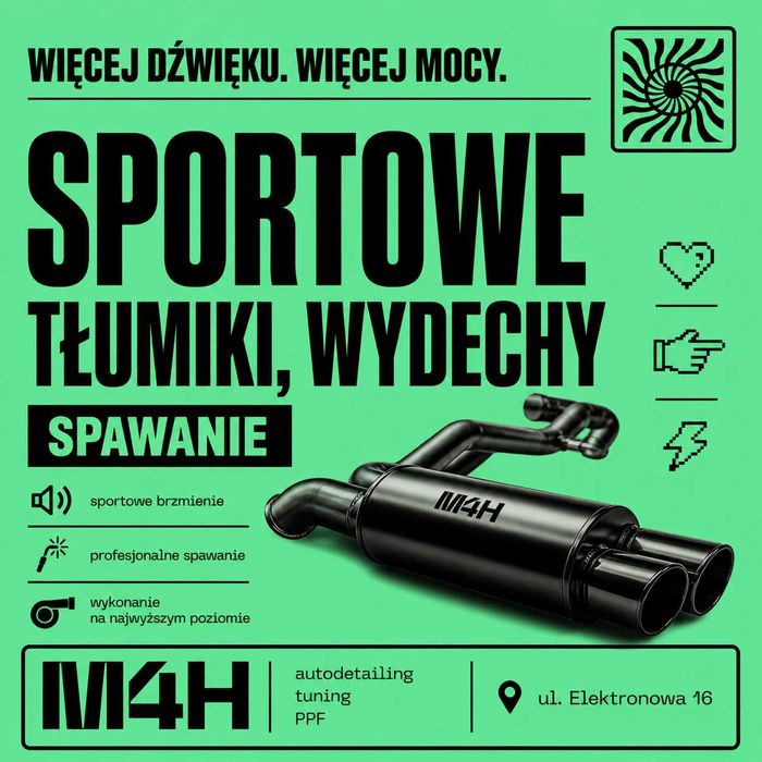Sportowe tłumiki, wydechy spawanie