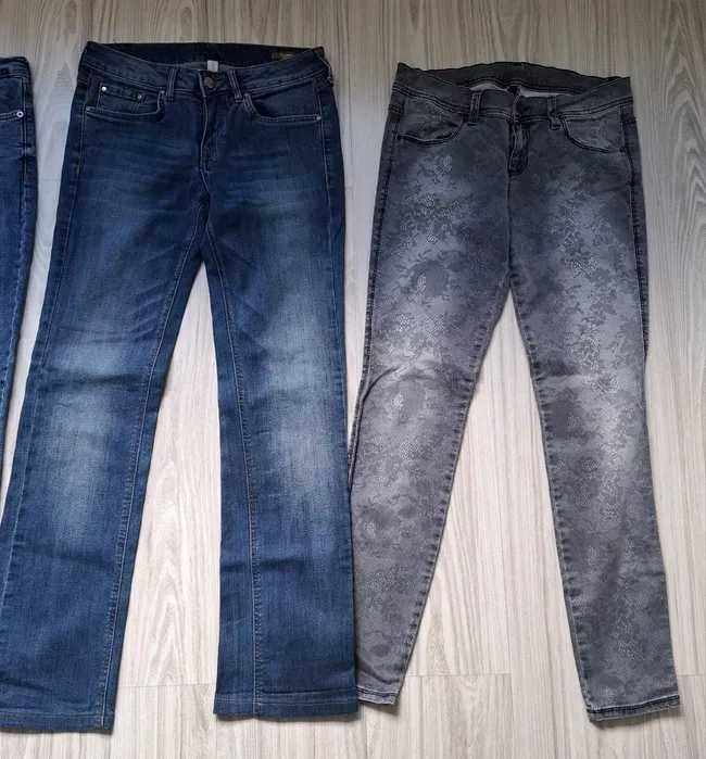 Jeansy spodnie Mango Benetton r 36 38 S