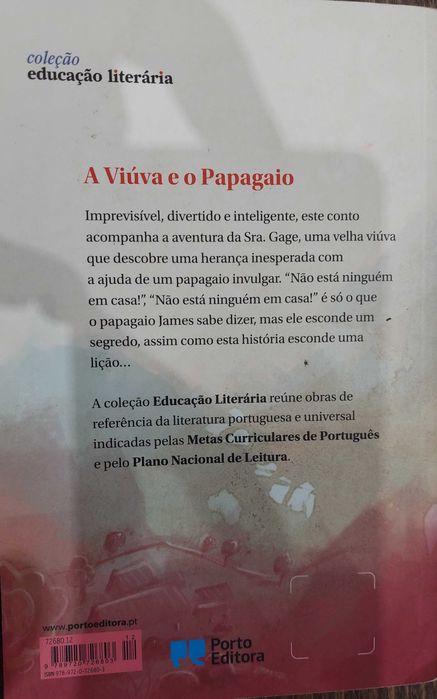 Livro A VIÚVA E O PAPAGAIO - Virginia Woolf