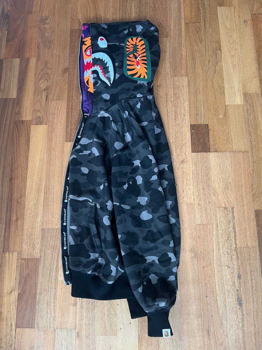 Bape Tiger Shark Full Zip Hoodie