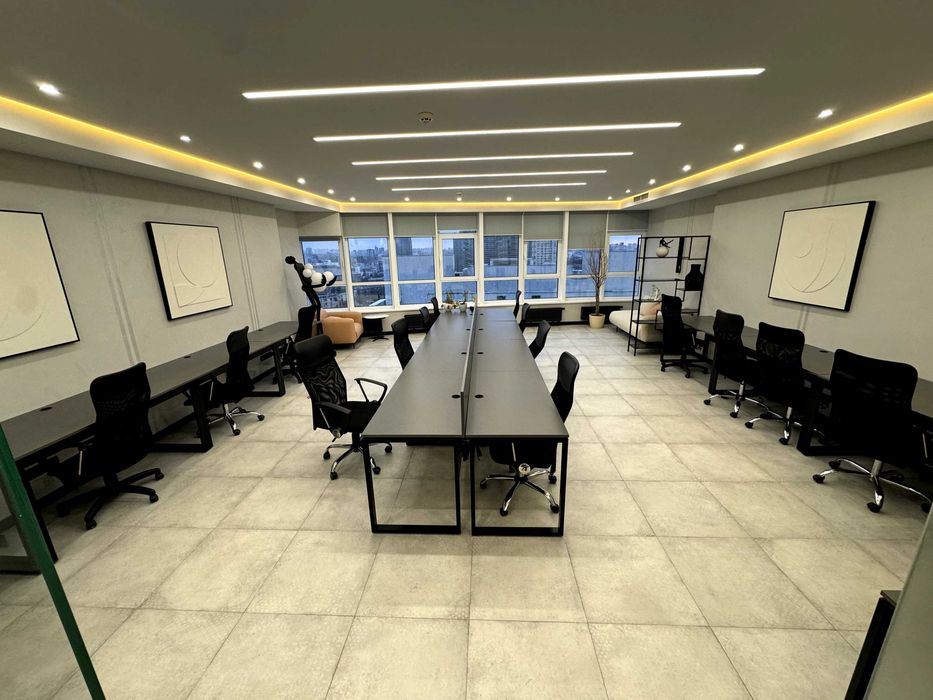 Стильный офис центр Киева 25 человек БЦ Carnegie Tower без комиссии