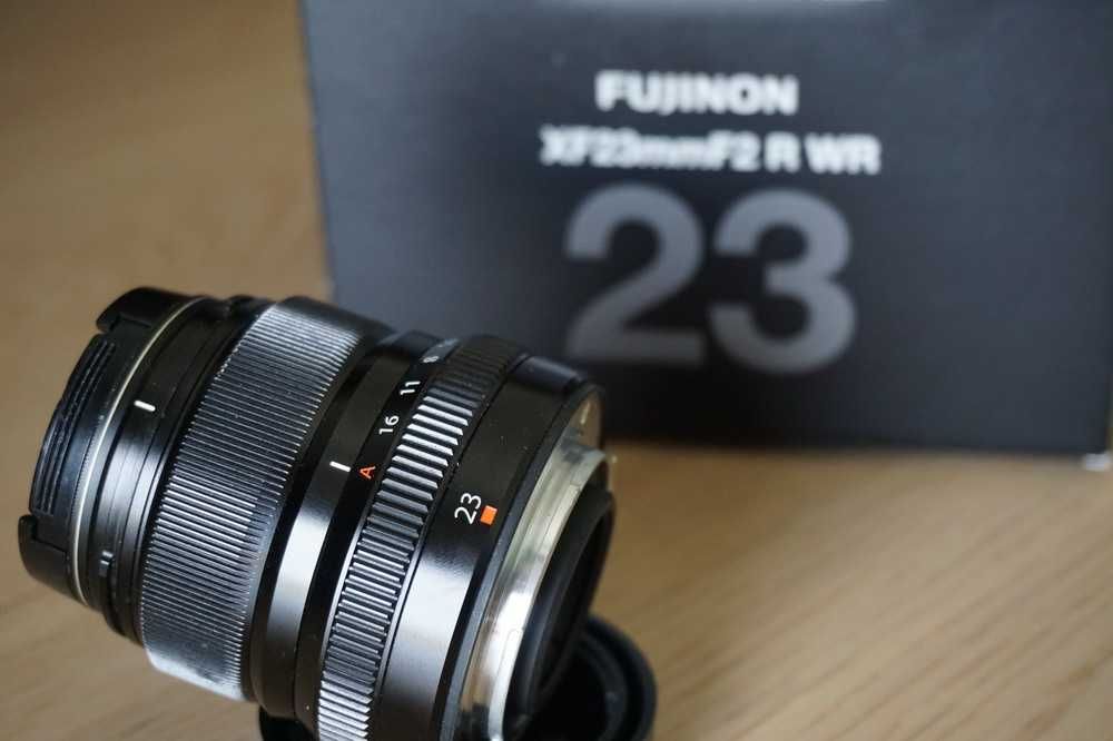 Fujifilm Fujinon XF 23mm f/2 R WR – stan idealny, + GRATIS UV !