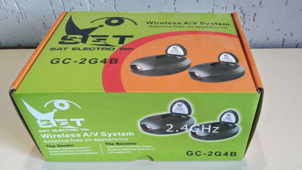 Видеосендер AV-SENDER SET GC-2G4B 2.4GHZ