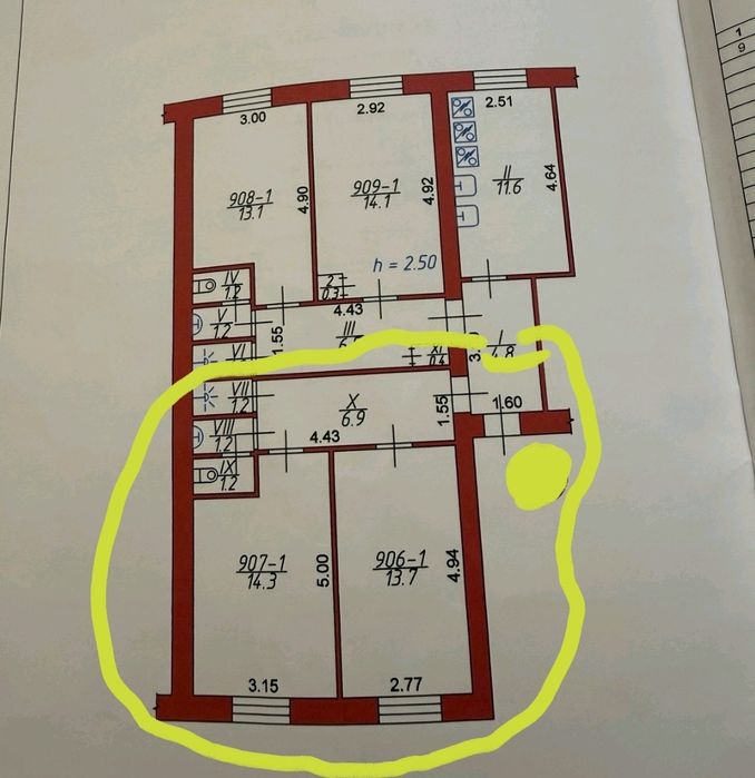 Apartment in Lutsk, Krasne - View 2