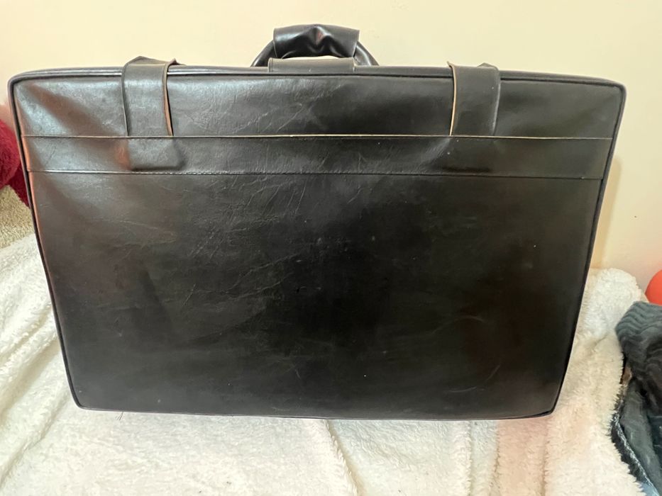 Mala Antiga de viagem Preta