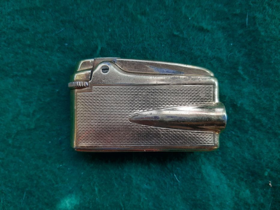 Isqueiro Ronson Varoflame Gold plated na cx original