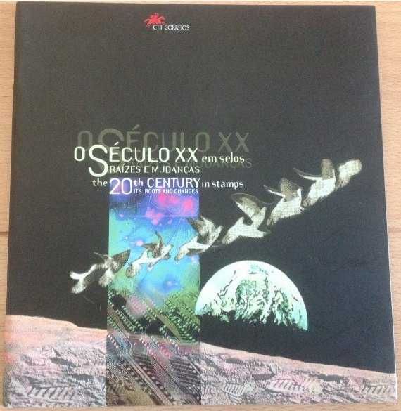 LIVRO O Seculo xx em Selos - brochura + blocos 224 225 e 226 - novos