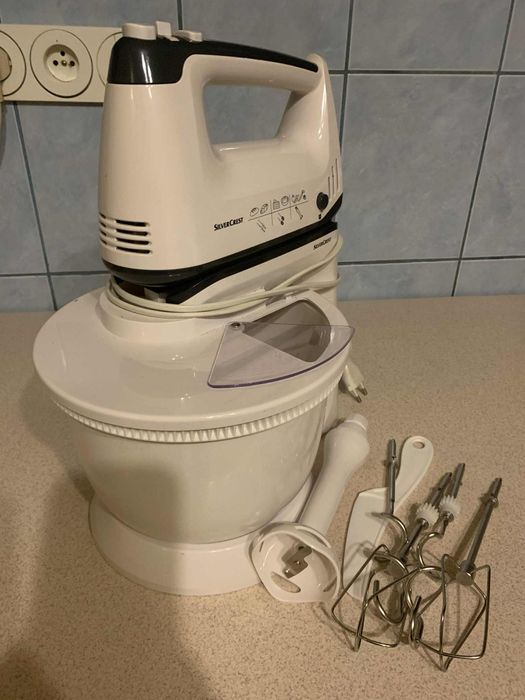 Silvercrest Mikser ręczny wielofunkcyjny 300W z miską SHMS 300