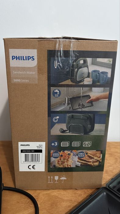 Гриль вафельниця бутербродниця Philips