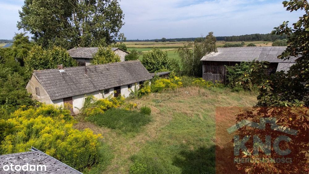 Działka rolno-budowlana 1507 m² z zabudowaniami