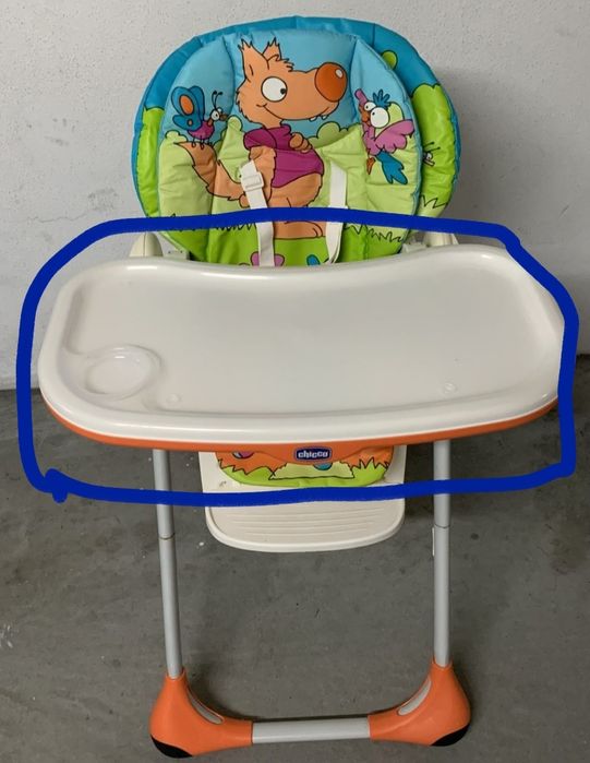 Tabuleiro Cadeira Refeição CHICCO Poly magic 2em1 Entrego em Alfragide
