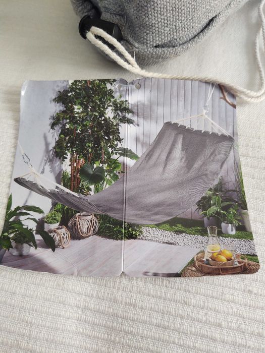 hamak ogrodowy bawełniany