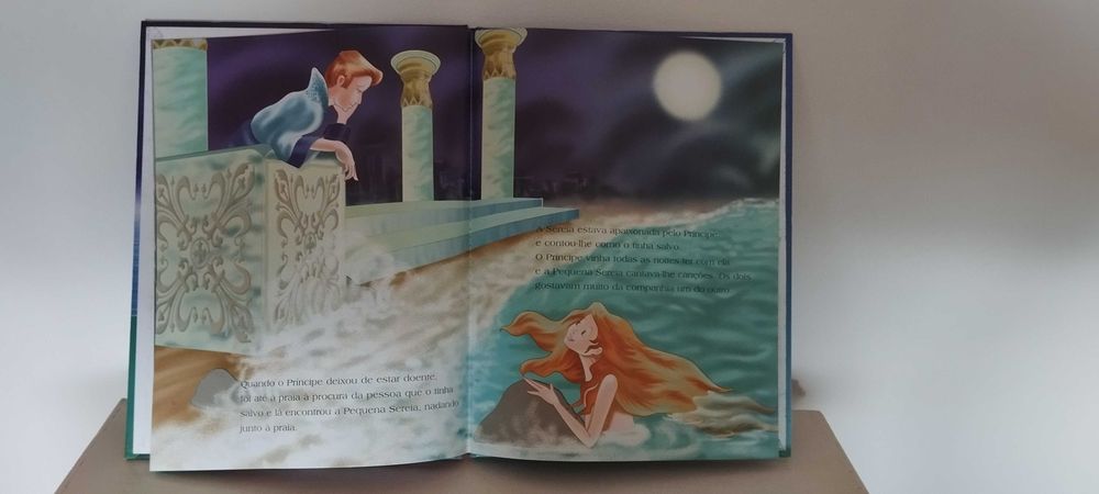 Livro A pequena sereia e O lobo, o pato & o rato