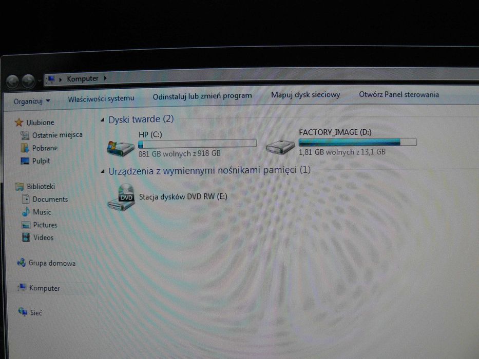 Komputer PC HP kompletny pilot mysz klawiatura dotykowy ekran 2 w 1