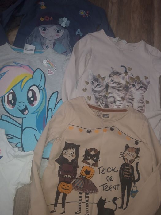 Paka ubrań dla dziewczynki 110-116