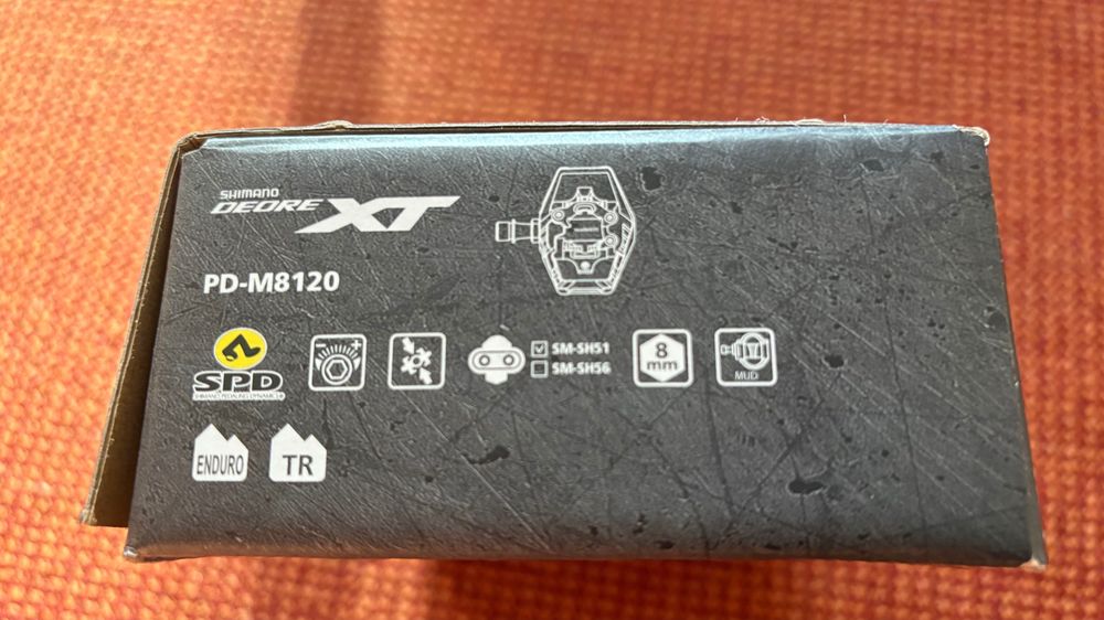 Pedais de encaixe Shimano Deore XT PM 8120 - Como novos