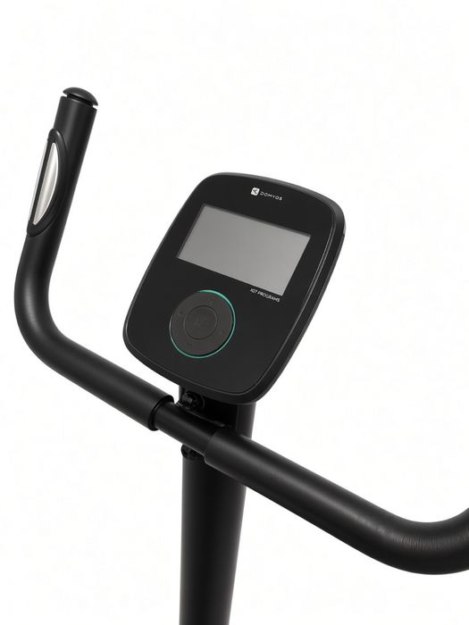 Bicicleta estática Domyos Essential da Decathlon.