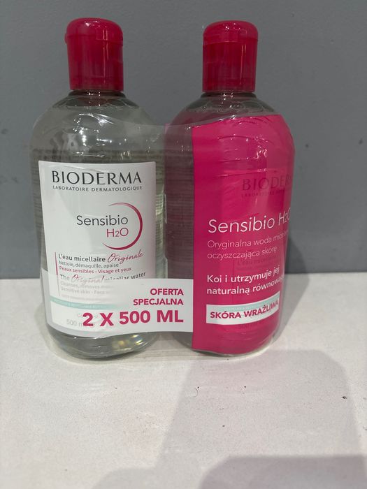 Bioderma Sensibio H2O 2x500  Płyn Micelarny