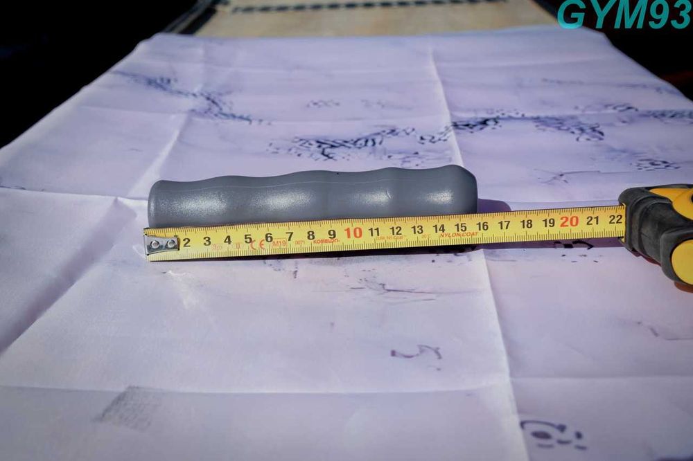 Rączka anatomiczna szara