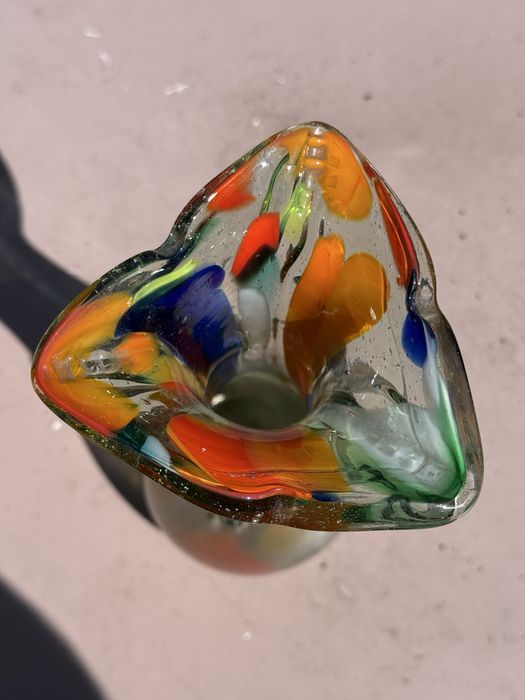 Wazon szklany kolorowy Sękacz z HSG Ząbkowice