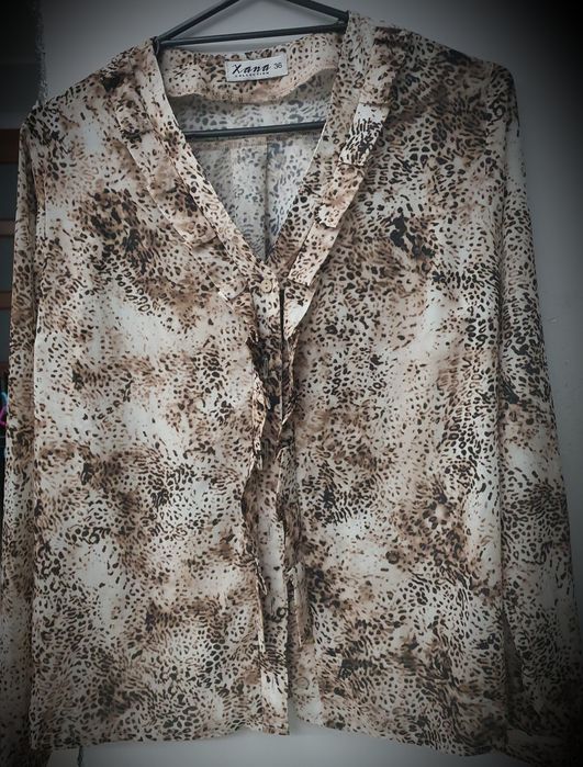 Koszula w panterkę r.36