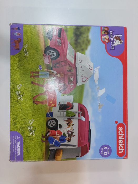 Zestaw SCHLEICH 42535 Samochód SUV z przyczepą do przewozu koni