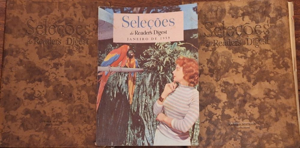 2 volumes com 12 revistas Readers  Digest ano 1959