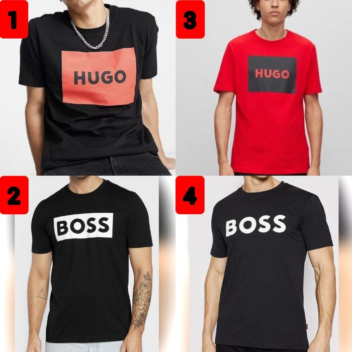 БЕЗ ПЕРЕДОПЛАТ ‼️ Футболки Hugo Boss / топ якість / S-XXL
