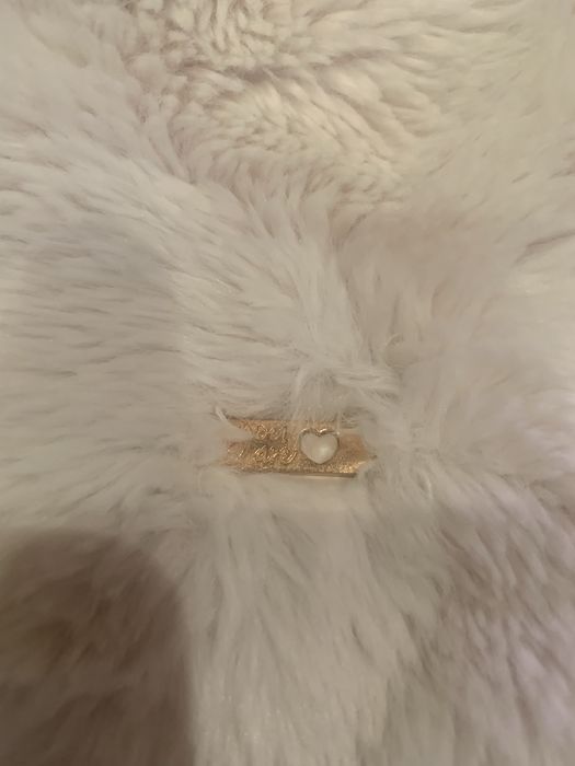 Casaco branco de inverno