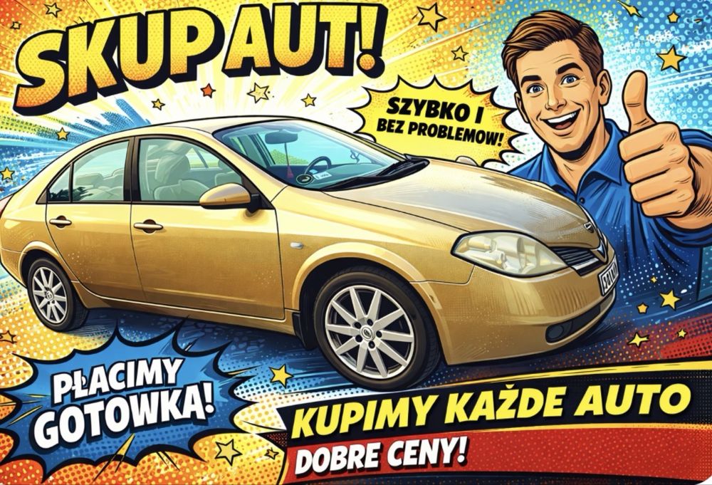 SKUP AUT kazda marka i stan tanie i drogie sprawne i uszkodzone