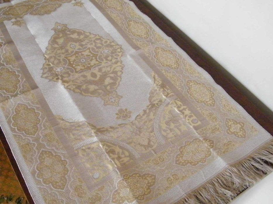 Bieżnik/ kilim złoto-beżowy