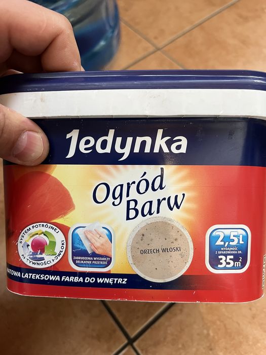 Латексна фарба для стін і стель, краска для стен, Jedynka, Єдинка