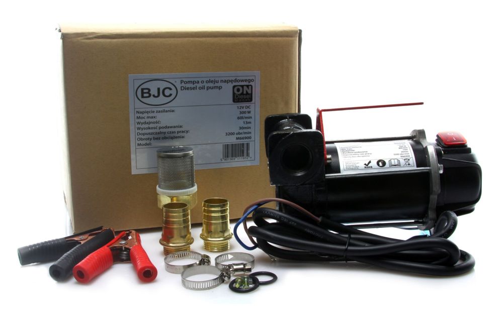 Pompa Do Oleju Paliwa Pompka Ropy Bjc 300W 60L 12V