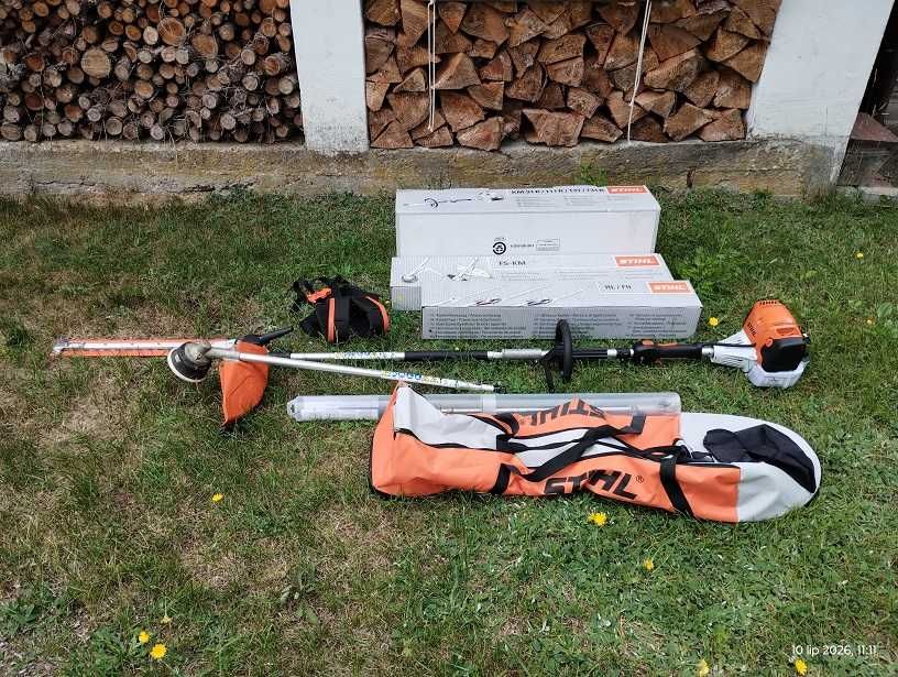 Kombimotor spalinowy ogrodowy STIHL KM 131 R zestaw