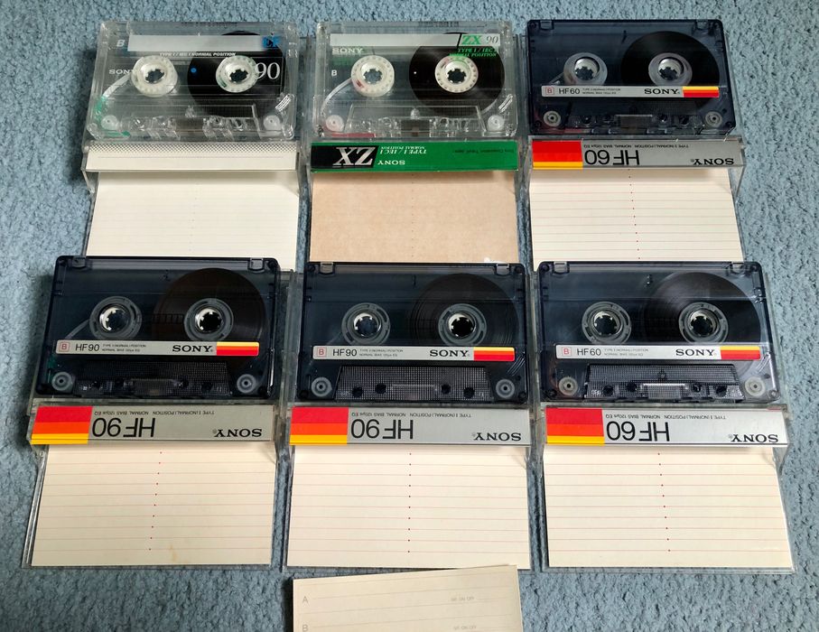 Аудиокассеты. Лот 6 штук.