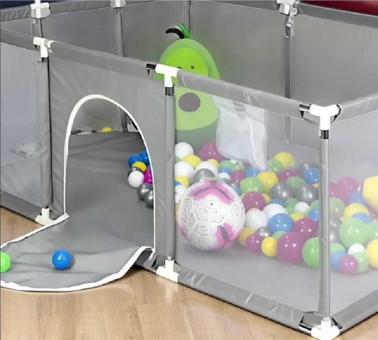 Манеж дитячий ігровий / Дитячий манеж  , ігровий манеж 180х120 ,Сірий.