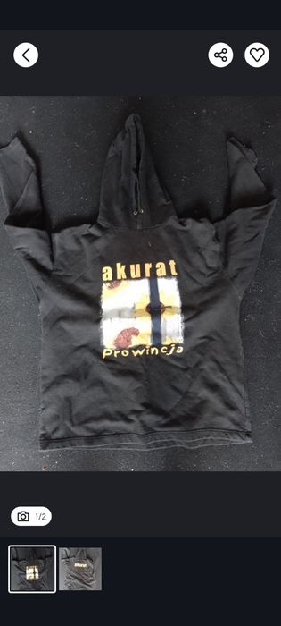 Bluza z kapturem zespołu Akurat Prowincja rozm M