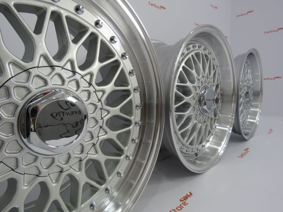 Jantes Look BBS RS 17 x 7.5 + 8.5 et20 4x100+108 Silver