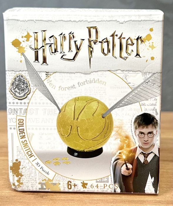 4D Cityscape. 3D Puzzle. Harry Potter. Golden Snitch 64 Pieces