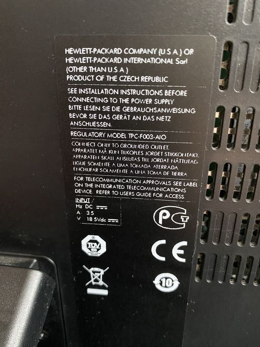 Komputer HP Compaq 100eu All-in-One PC